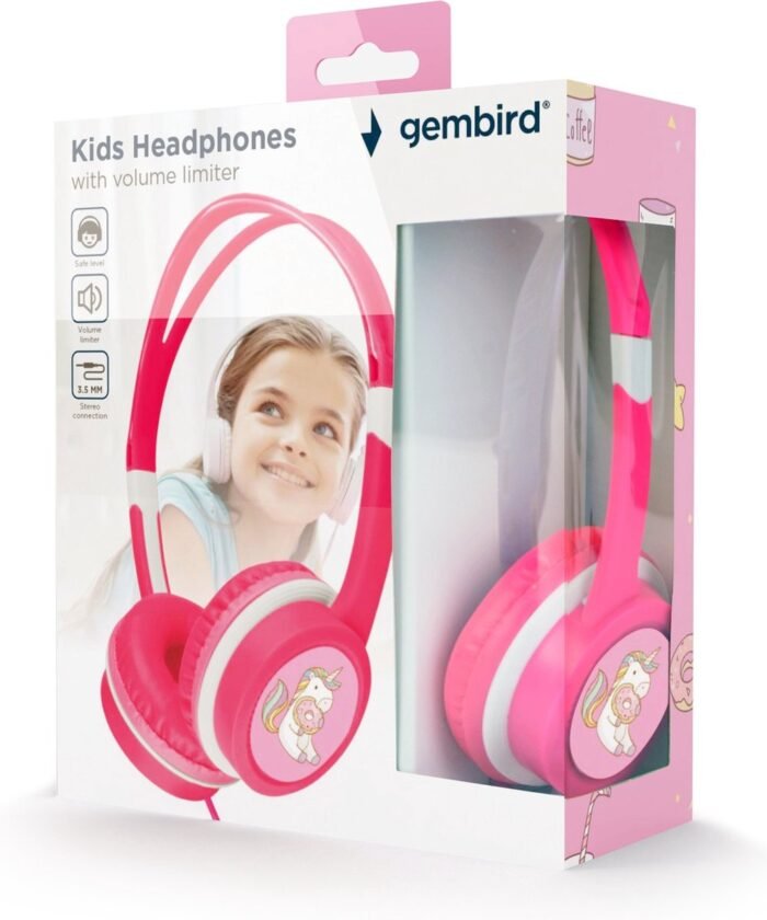 Headphones with Headband GEMBIRD MHP-JR-PK Children's