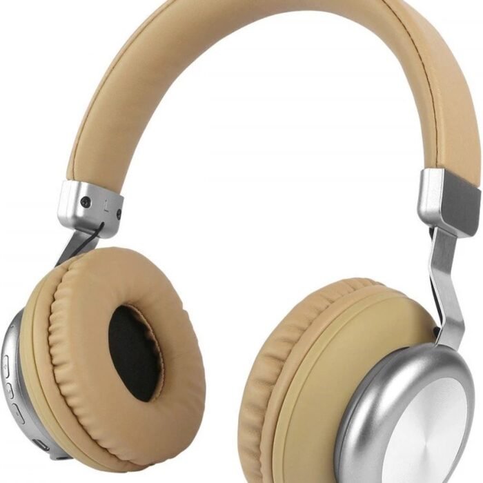 Fontastic 255038 On-Ear Bluetooth Koptelefoon - Bass+ - Line-in functie - Zandkleurig/Zilver