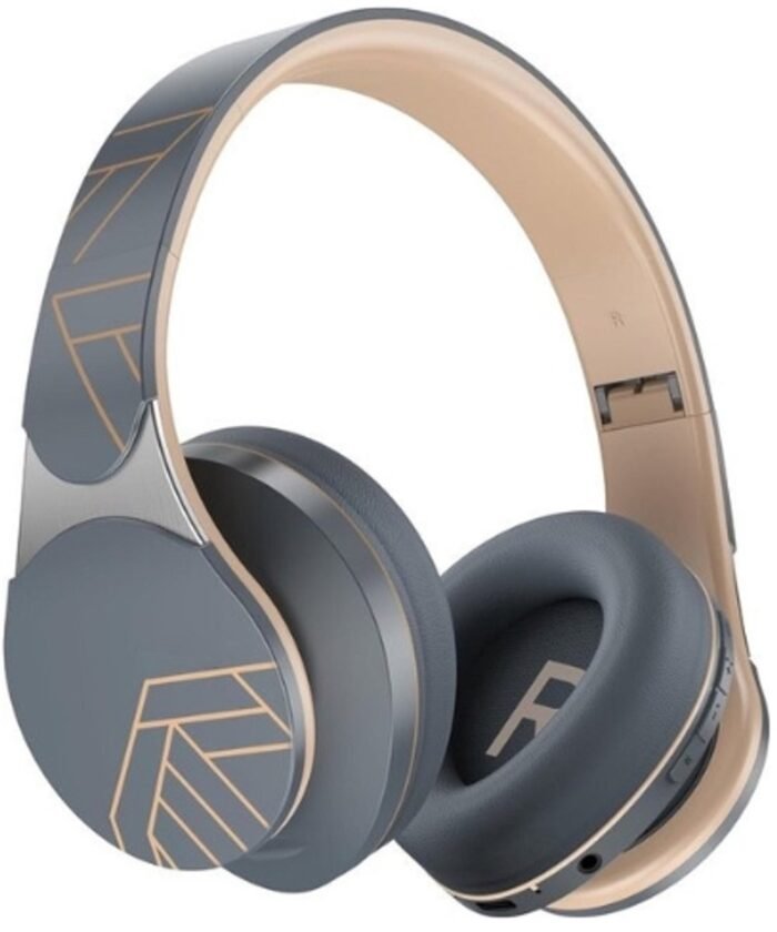 StayPowered Draadloze Koptelefoon - Geniet van Draadloos Hifi Stereo Geluid - 50mm Drivers - Zachte Oorkussens - Lange Batterijduur - Ingebouwde Microfoon - Opvouwbaar Design - Asfalt Grijs - Levering Sneller dan Aangegeven!