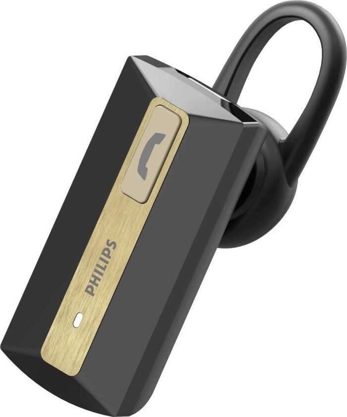 Philips SHB1202/10 hoofdtelefoon/headset In-ear Bluetooth Zwart, Goud