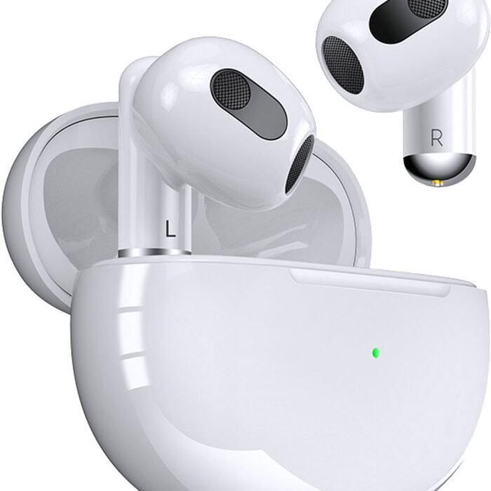 ElektroXL Draadloze Oordopjes Pro S - Bluetooth Oordopjes - Earpods - Lange Batterijduur - Inclusief Smartcase - Geschikt voor Smartphone & Laptop - Wit