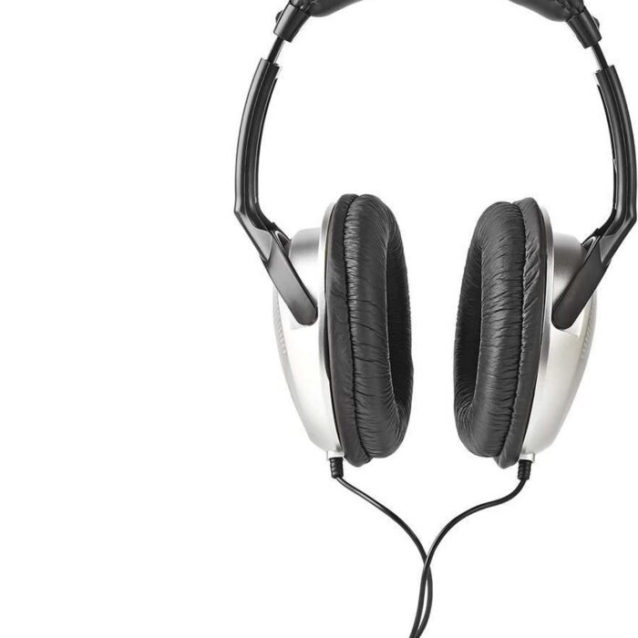 Nedis Bedrade Over-ear Koptelefoon - Kabellengte: 6.00 m - Volumebediening - Zilver / Zwart