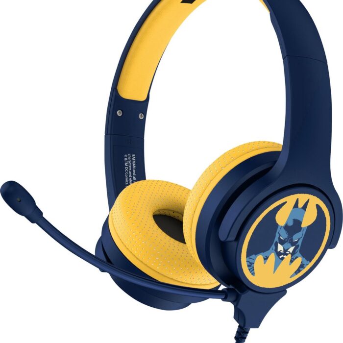 Batman - kinderkoptelefoon - afneembare microfoon - volumebegrenzing - verstelbaar