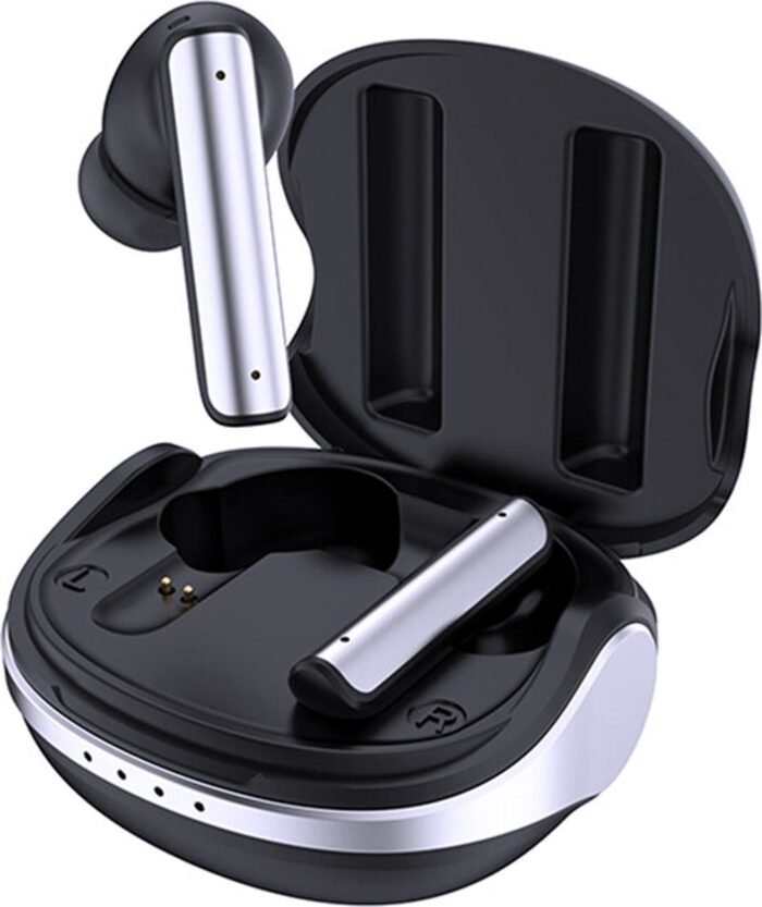 DrPhone Hi-NX Draadloze Bluetooth 5.3 + EDR In-Ear Oordoppen - ANC & ENC Modus - Actieve Ruisonderdrukking - Hifi Bass Geluid - Transparantiemodus + Smart touch control – Zwart