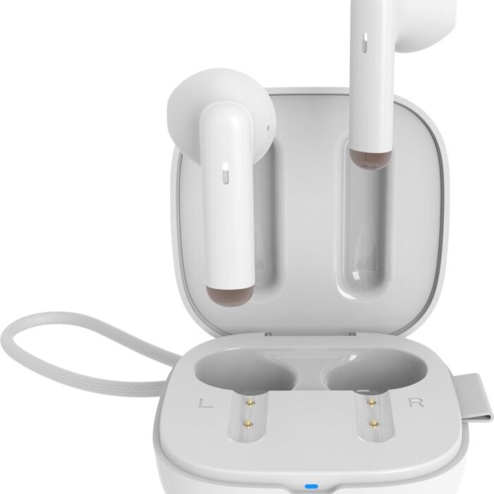 oortjes draadloos - Bluetooth Oortjes - Earpods - semi in-ear A18 Geschikt voor Apple & Android - Wit - Ntech