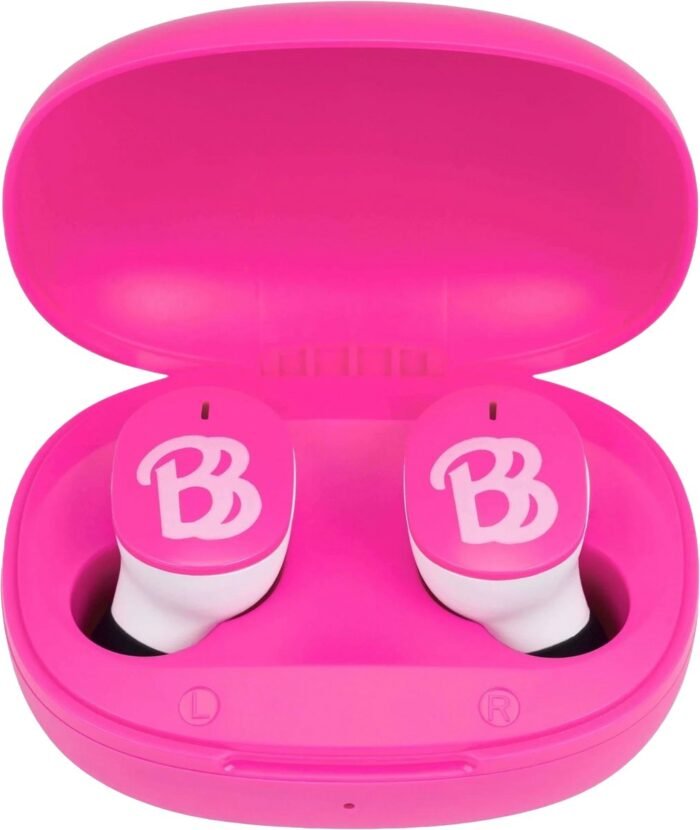 Barbie - draadloze oordopjes - met oplaadcase - touch control - lange speeltijd - TWS earbuds bluetooth