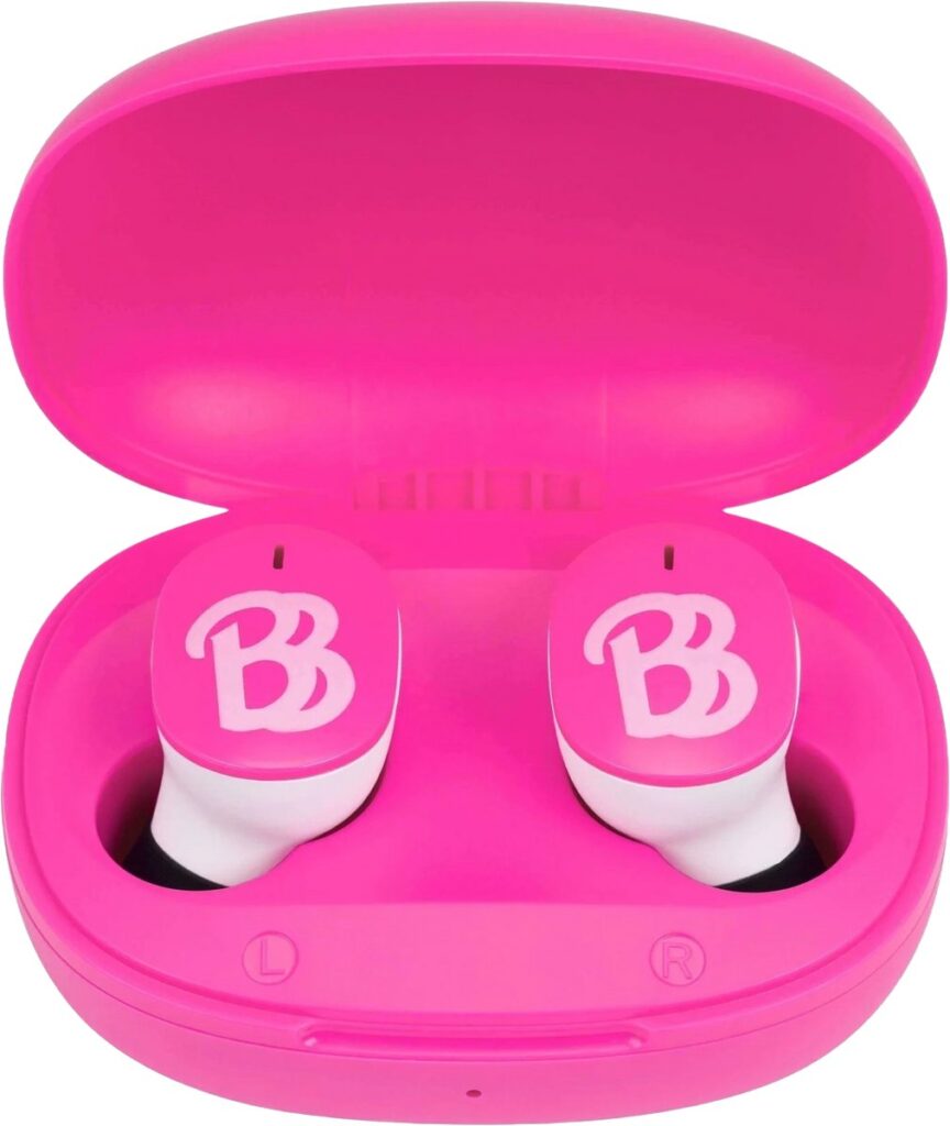 Barbie - draadloze oordopjes - met oplaadcase - touch control - lange speeltijd - TWS earbuds bluetooth