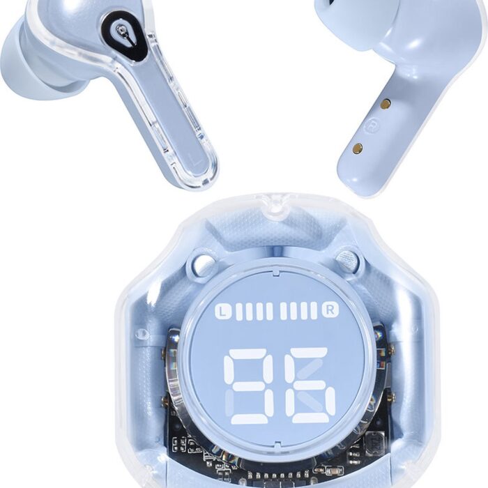 TUNIQ Ear Wireless Oordopje - blauw- bluetooth- earbuds