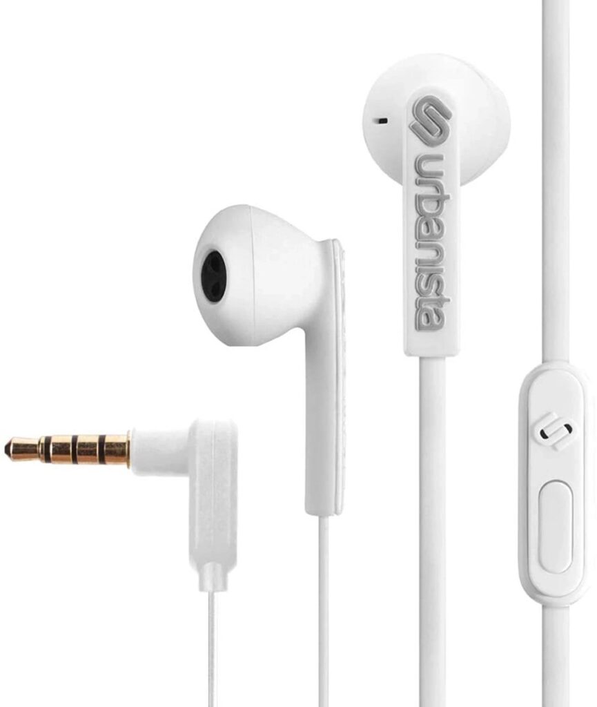 Urbanista San Francisco – In-ear Oordopjes – 3,5 mm – Met Microfoon – Wit