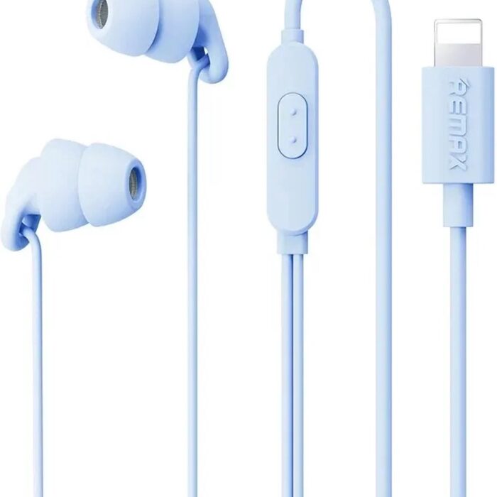 DrPhone SilencePro - Comfortabele Lightning - In-Ear Oordoppen met Passieve Ruisonderdrukking en Kristalhelder Geluid – Blauw