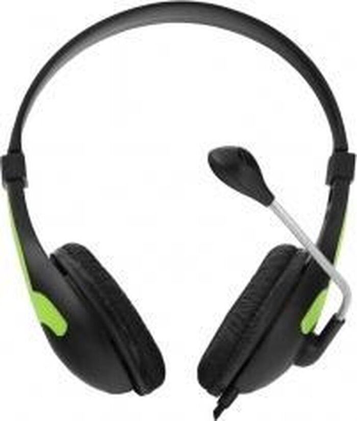 Esperanza EH158G hoofdtelefoon/headset Hoofdband Zwart, Groen
