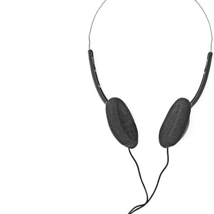 Nedis Bedrade On-ear Koptelefoon - 3,5 mm - Kabellengte: 1.20 m - Zwart