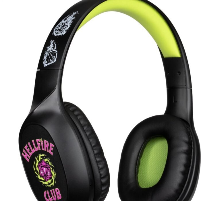 Stranger Things - draadloze over-ear koptelefoon - 30 uur speeltijd - microfoon - bluetooth 5.3 - verstelbaar