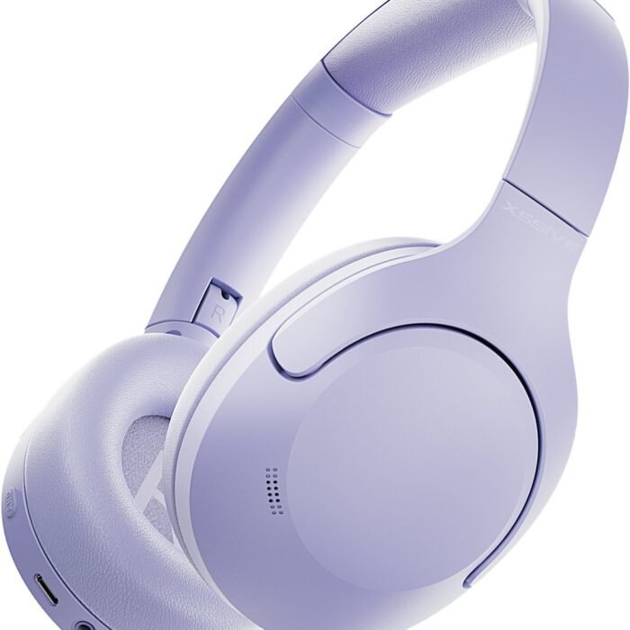 Xssive H11 Bluetooth Hoofdtelefoon met Noise Cancelling - 40mm Titanium Drivers & 50U Speeltijd - Paars
