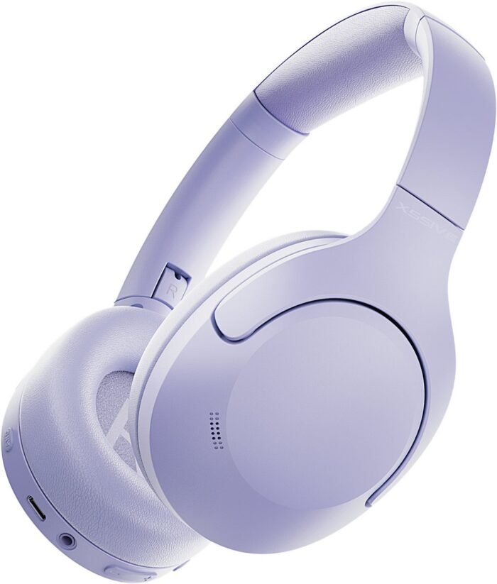 Xssive H11 Bluetooth Hoofdtelefoon met Noise Cancelling - 40mm Titanium Drivers & 50U Speeltijd - Paars