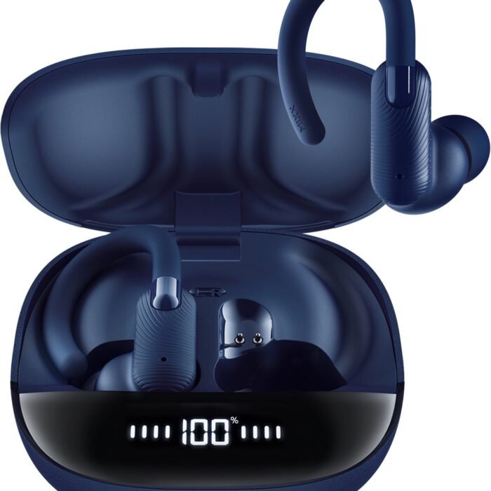 MIXX StreamBuds Sports Charge 2 - Draadloze Oordopjes - 3 Geluidsmodi - Qi - Blauw