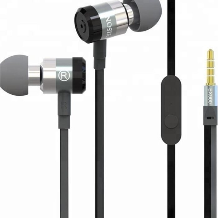 Yison EX900 In-Ear Oordopjes met 3.5mm Jack Oortjes vooriPhone / Samsung Galaxy / Huawei - zwart
