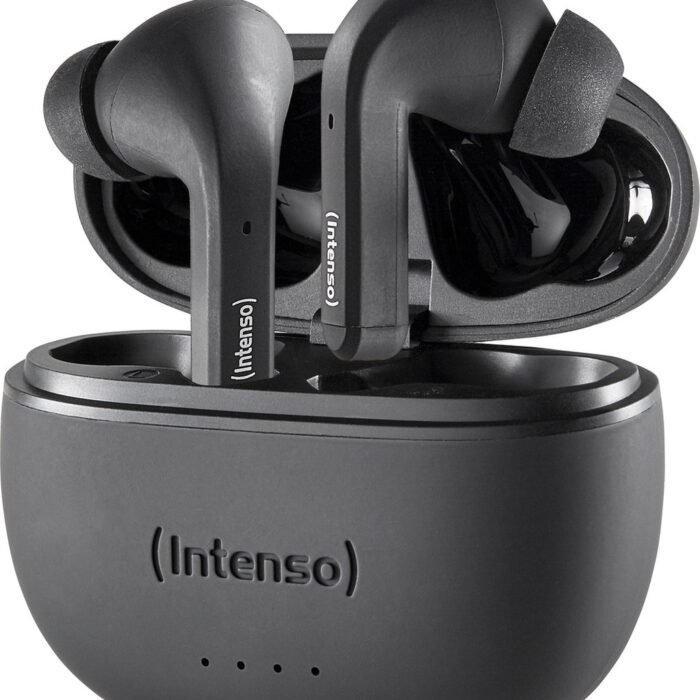(Intenso) Buds T300A True Wireless (TWS) Bluetooth in-ear headphones met actieve ruisonderdrukking (ANC) - zwart (3720300)