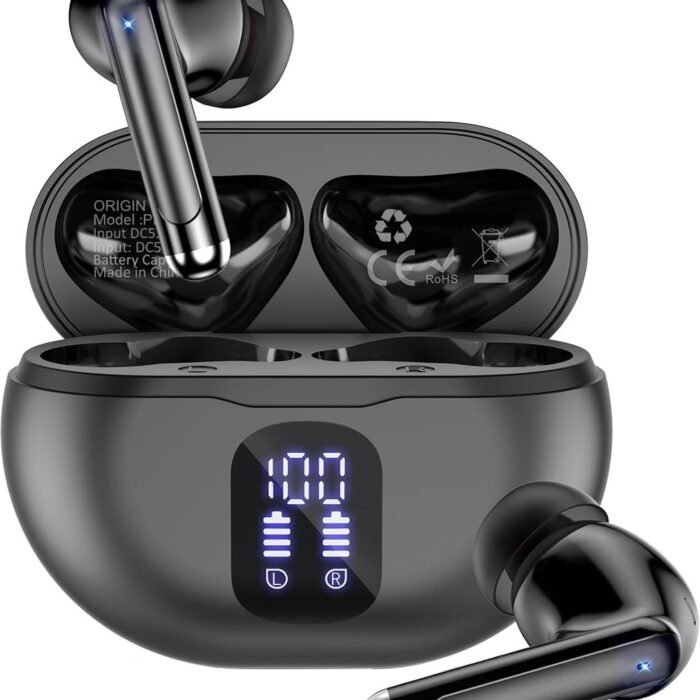 ORIGIN™ Pro 500 Draadloze Oordopjes - Bluetooth 5.4 Oortjes - Active Noise Cancelling - ANC/ENC - HiFi - Earbuds geschikt voor vrijwel alle Smartphones en Laptops
