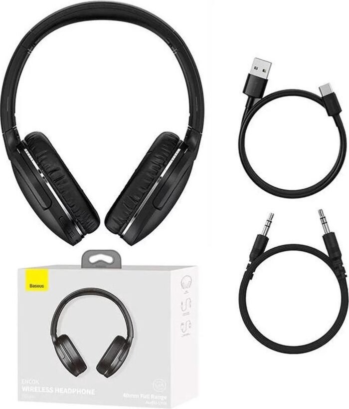 Baseus Encok Pro Draadloze Koptelefoon Bluetooth 5.3 Zwart