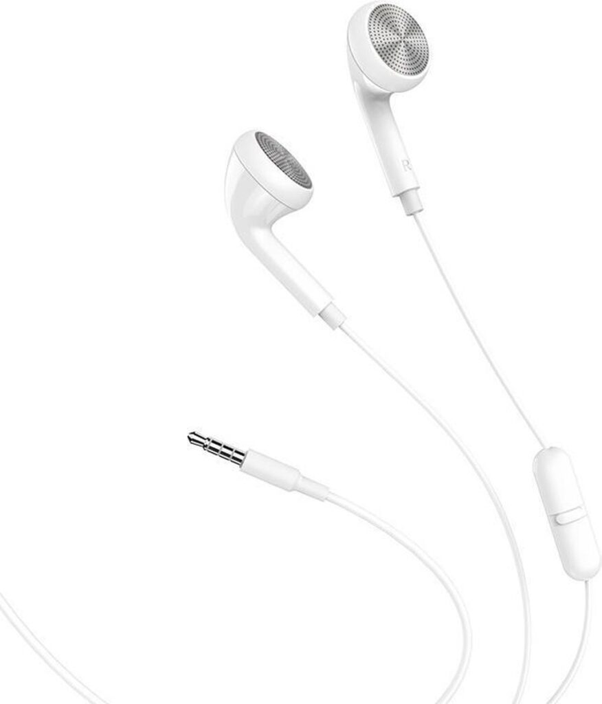 Universele Oordopjes met microfoon - 3,5mm jack - Wit