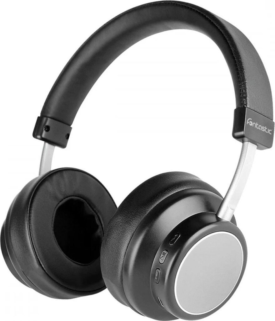 Fontastic 256622 On-Ear Bluetooth Koptelefoon - Bass+ - Line-in functie - Microfoon - Zwart
