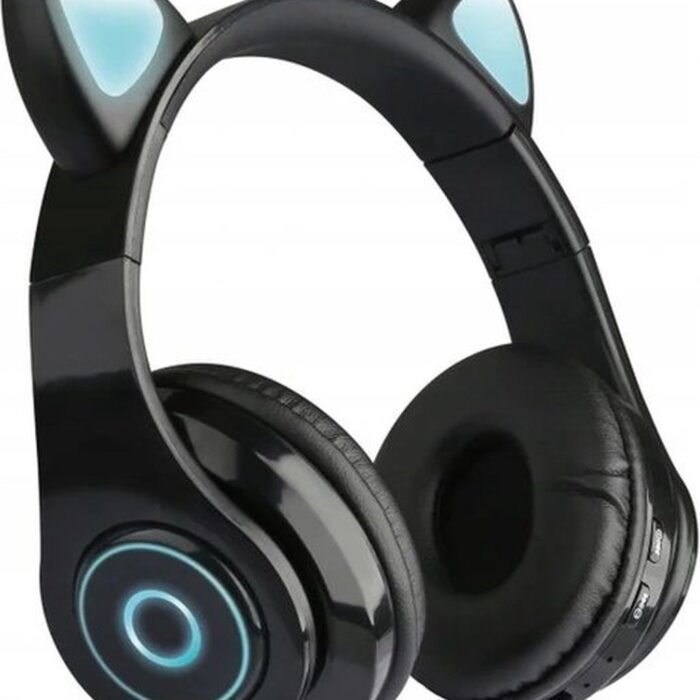 Cat Wireless Stereo Koptelefoon - Over Ear Headset - Hifi Stereo Bass - Katten Oortjes - Zwart