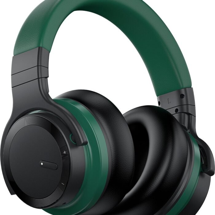Koptelefoon Bluetooth - Groene Draadloze Active Noise Cancelling Premium Hoofdtelefoon - Draadloos - Met Microfoon - Met Draad - Koptelefoons - Headphones