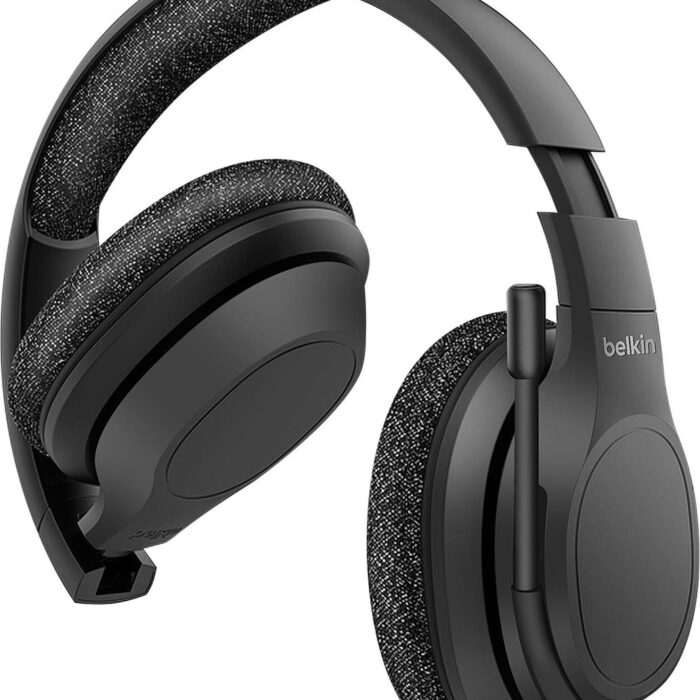 Belkin, Hoofdtelefoon Draadloze ruisonderdrukkende microfoon - SoundForm Adapt Edition, Zwart