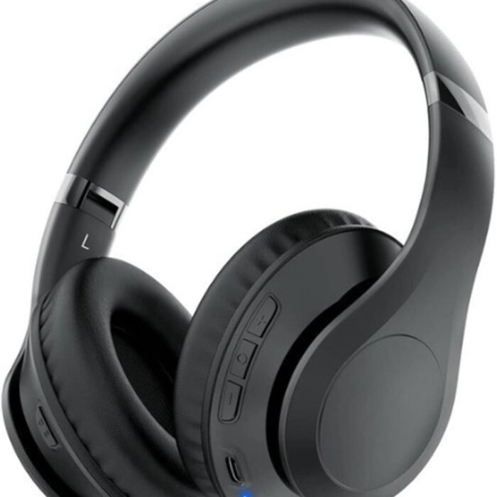 StayPowered Bluetooth Hoofdtelefoon - 65 Uur Non-stop Luisterplezier - Bluetooth 5.3 voor Stabiele Verbinding - Hifi Stereo Geluid - Comfortabele Opvouwbare Ontwerp - Ideaal voor Reizen en Kantoor - Zwart - Levering Sneller dan Aangegeven!