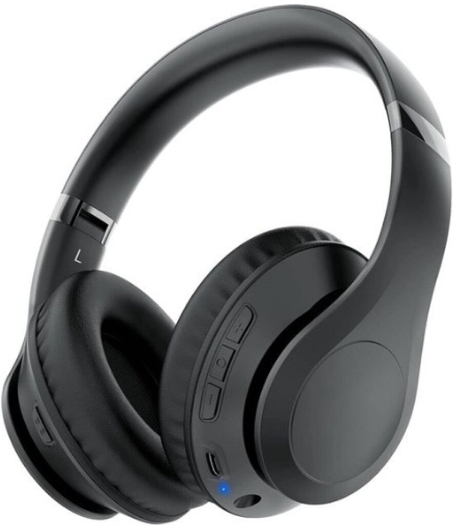 StayPowered Bluetooth Hoofdtelefoon - 65 Uur Non-stop Luisterplezier - Bluetooth 5.3 voor Stabiele Verbinding - Hifi Stereo Geluid - Comfortabele Opvouwbare Ontwerp - Ideaal voor Reizen en Kantoor - Zwart - Levering Sneller dan Aangegeven!