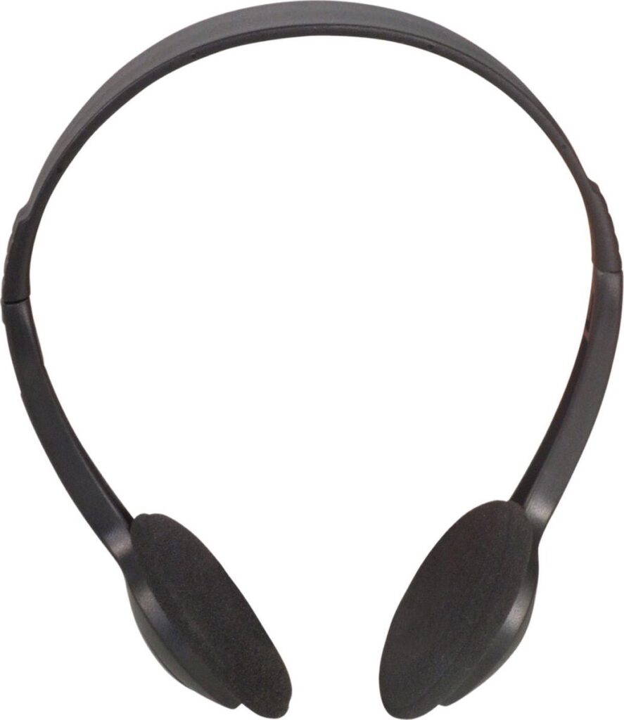 SoundLAB hoofdtelefoon met comfortabele hoofdband - zwart - 5 meter