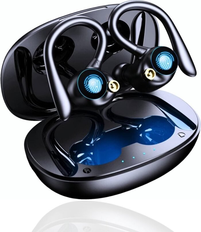 EDSYS Sport Oordopjes Draadloos – Draadloze Bluetooth Oortjes met Microfoon – Comfortabel – Waterdicht – Lange Speelduur
