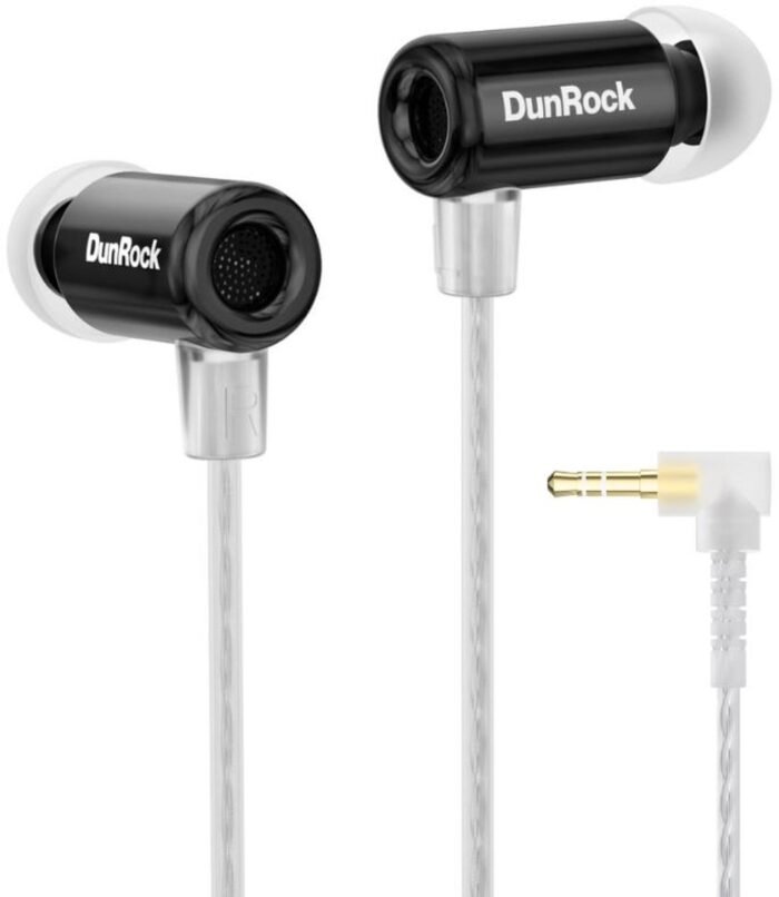 DunRock Plug - oordopjes met audio jack 3.5mm kabel - oortjes audiokabel