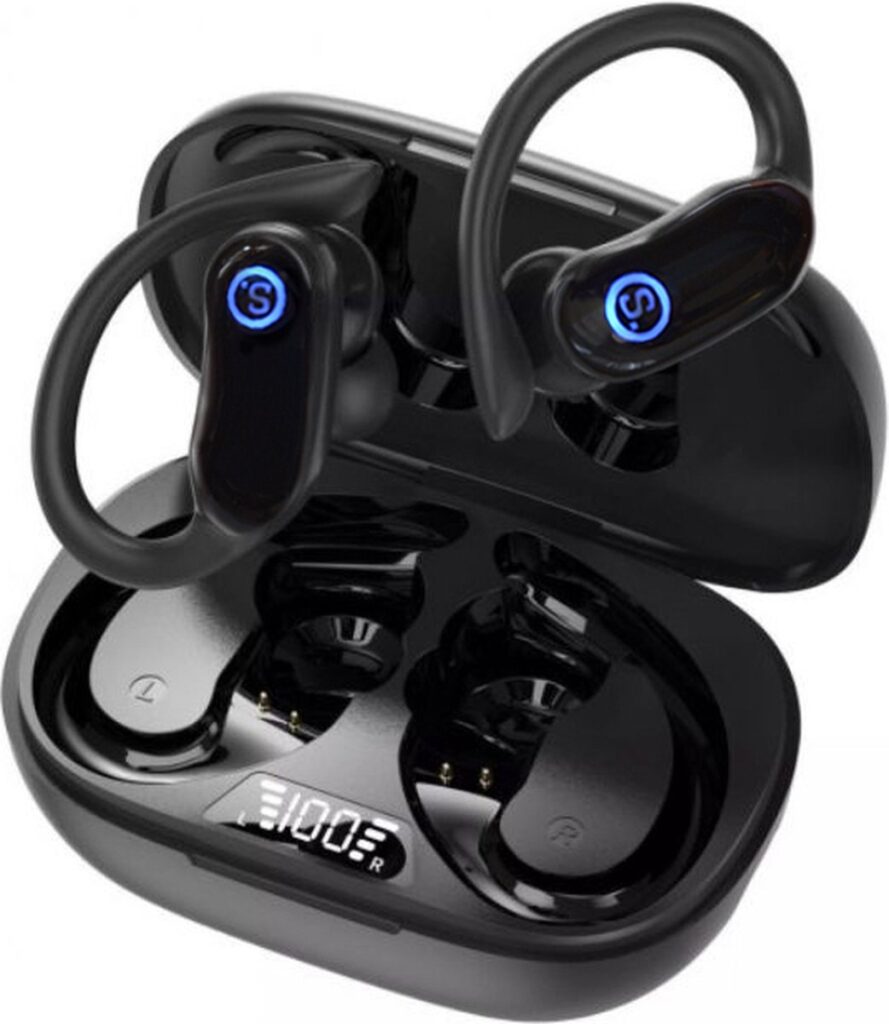 Sonume Sport Pro - Draadloze Oordopjes Hardlopen - Sporten - Fitness - Lange Batterijduur - Zwart - Moederdag en Vaderdag Cadeautje