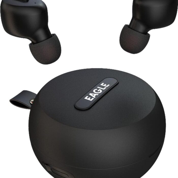 Eagle X12 Wireless Earbuds | Draadloze In-Ear Oordopjes | Zwart