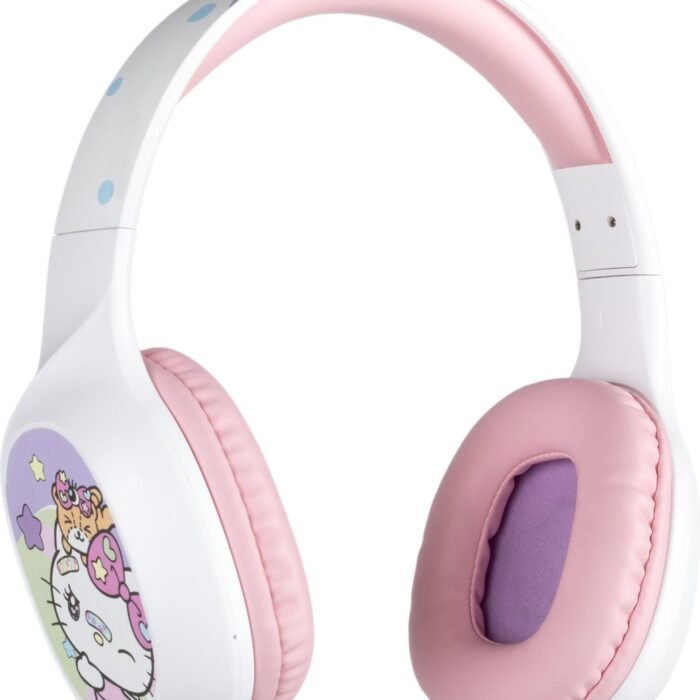 Hello Kitty - draadloze over-ear koptelefoon - 30 uur speeltijd - microfoon - bluetooth 5.3 - verstelbaar