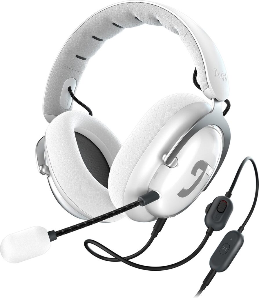 Teufel ZOLA - Bedrade over-ear gaming headset - Home-office - 7.1 binaurale surround sound - Light Grey Light Gray