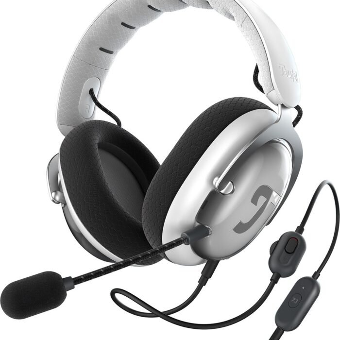 Teufel ZOLA - Bedrade over-ear gaming headset - Home-office - 7.1 binaurale surround sound - Light Grey Dark Gray