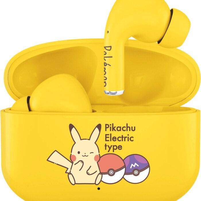 Pokémon - Electric - draadloze oordopjes - met oplaadcase - touch control - extra eartips - TWS earpods bluetooth