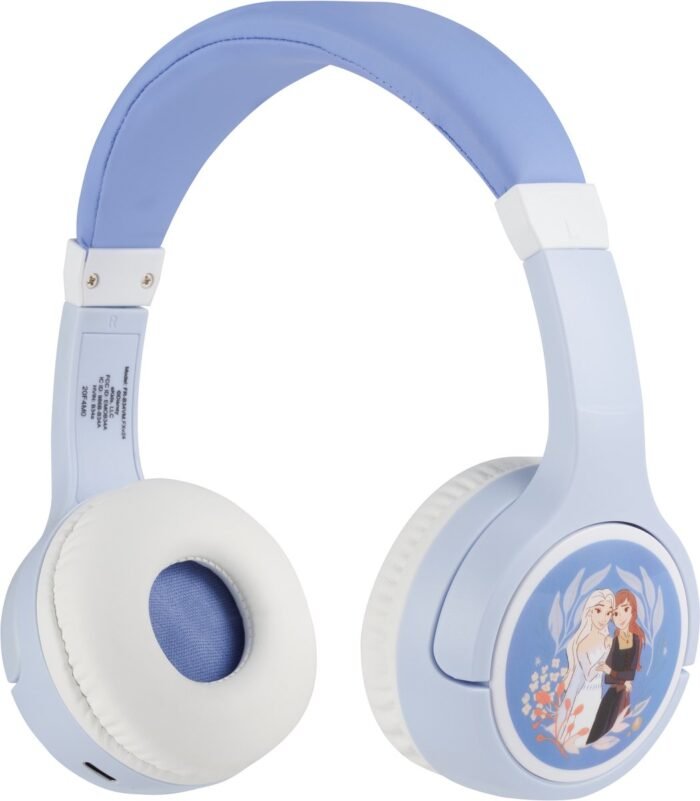 Frozen - draadloze kinderkoptelefoon - met volumebegrenzing - lange speeltijd - met extra audiokabel