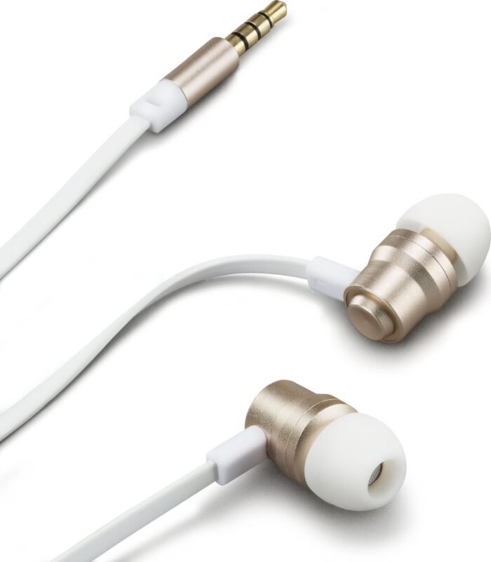 Azuri handenvrij stereo hoofdtelefoon - premium - 3.5 mm - universeel - goud