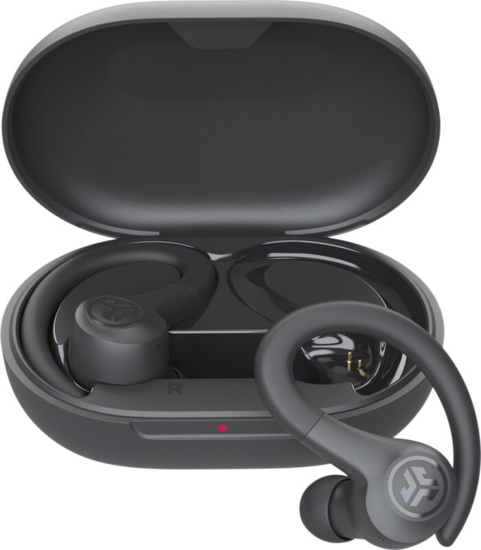 JLAB GO Sport Draadloze Oordopjes – Oortjes draadloos - Bluetooth - 35 uur speeltijd - IP55 Waterbestendig - Aanpasbare EQ3 instellingen - Hardlopen - Zwart