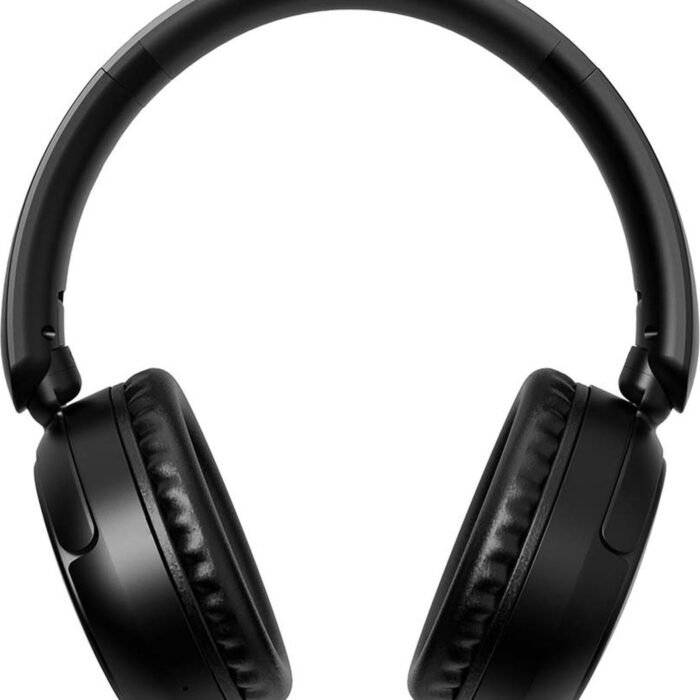 Nedis Draadloze Over-ear Koptelefoon - Maximale batterijduur: 12 uur - Ingebouwde microfoon - Drukbediening - Ondersteuning voor spraakbesturing - Volumebediening - Zwart
