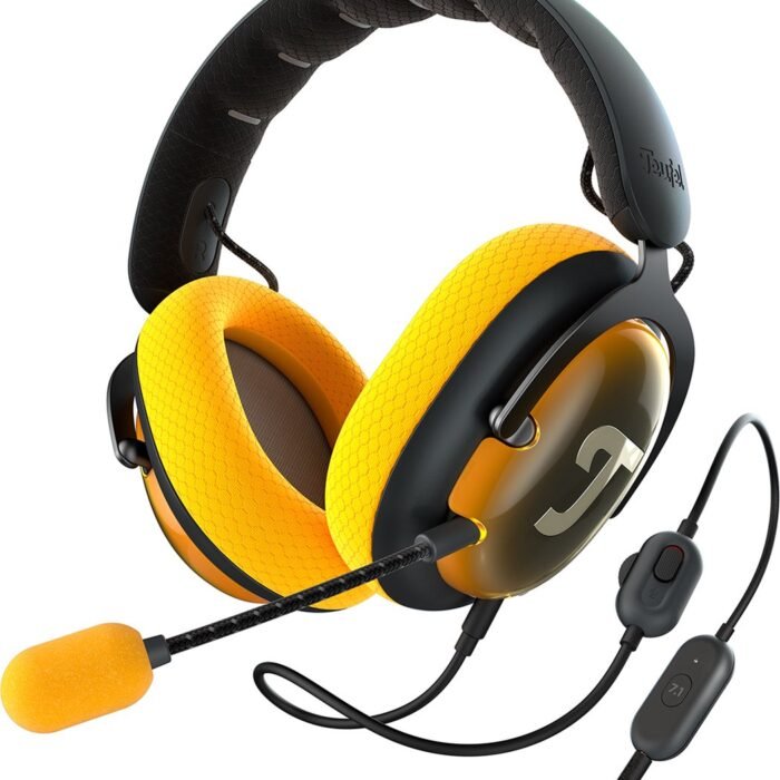 Teufel ZOLA - Bedrade over-ear gaming headset - Home-office - 7.1 binaurale surround sound - Antraciet Golden Amber