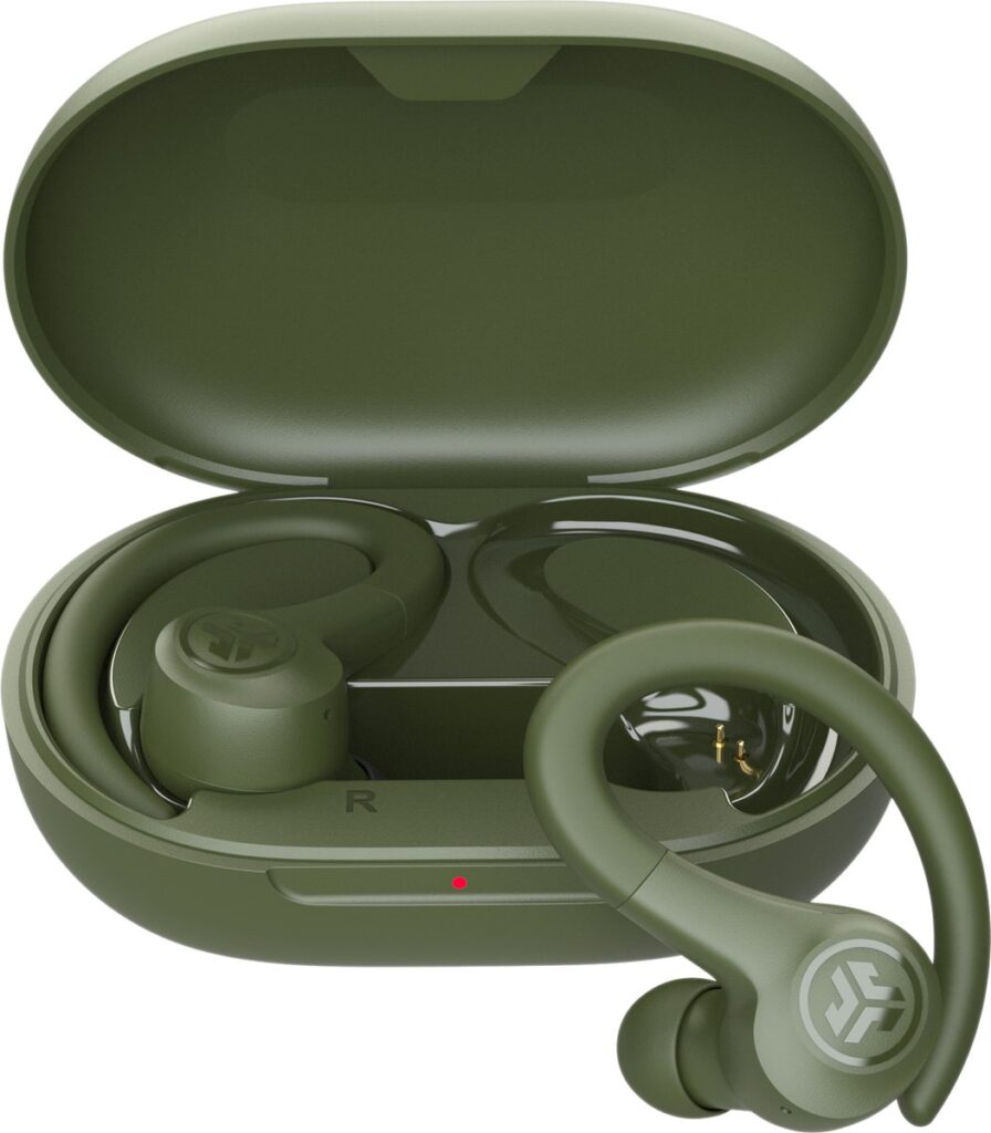 JLAB GO Sport Draadloze Oordopjes – Oortjes draadloos - Bluetooth - 35 uur speeltijd - IP55 Waterbestendig - Aanpasbare EQ3 instellingen - Hardlopen - Groen