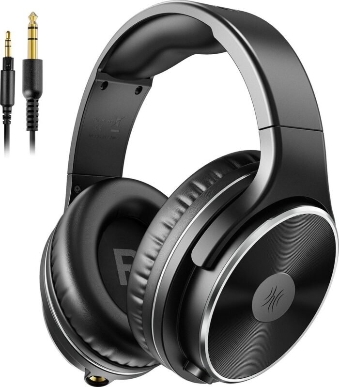 OneOdio Studio HiFi - koptelefoon met microfoon - extra lange kabel - muziek|studio|DJ (zwart)