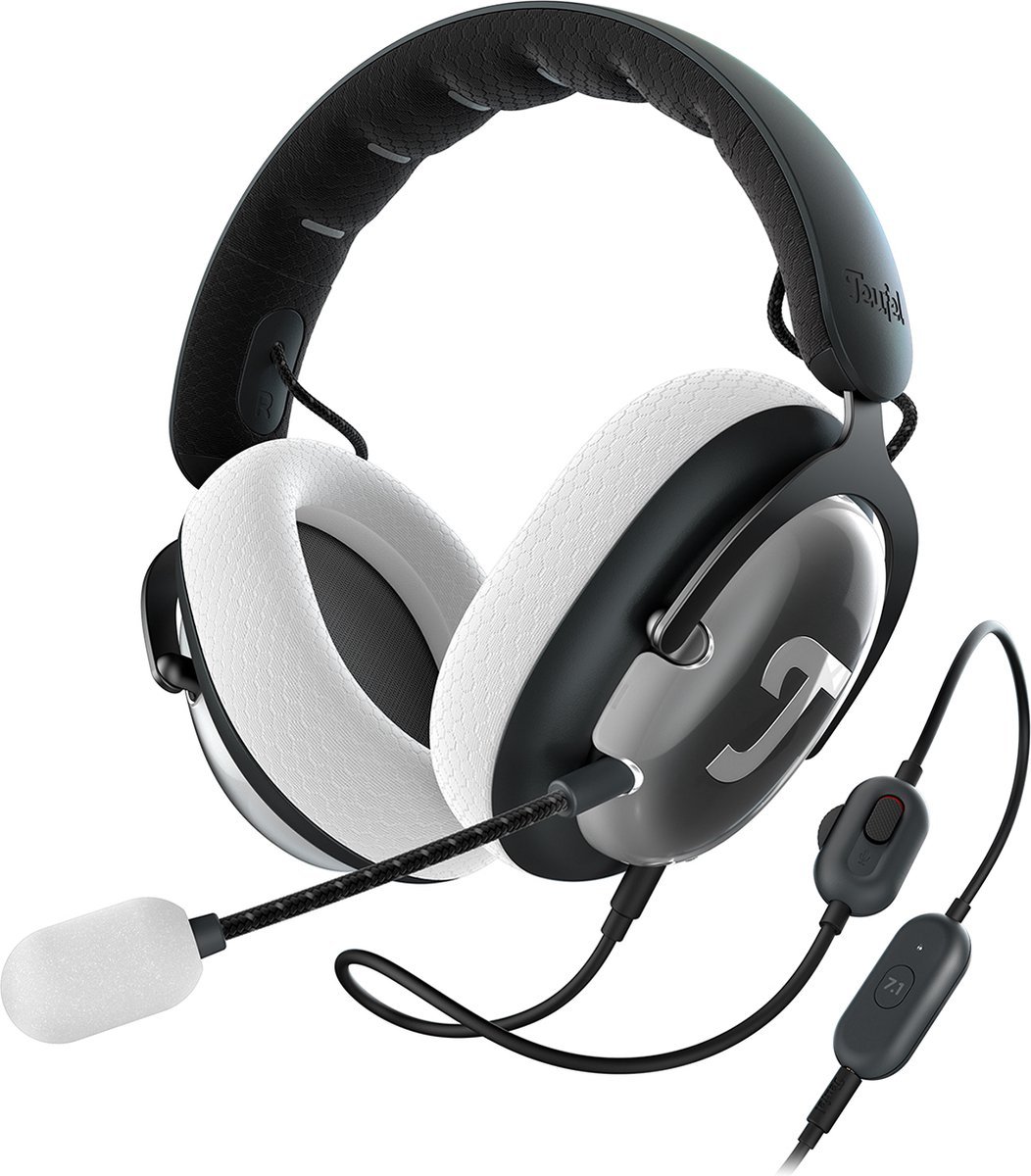 Teufel ZOLA - Bedrade over-ear gaming headset - Home-office - 7.1 binaurale surround sound - Antraciet Light Gray