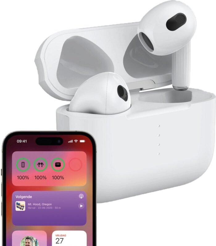 Bluetooth Oordopjes - Draadloze oortjes - Oortjes draadloos - Bluetooth 5.3 - Geschikt voor iPhone 12/13/14/15/16 Plus, Pro, Pro Max, iPad Pro, Air, 2022 en Samsung Galaxy A55, S24 - Noise Cancelling