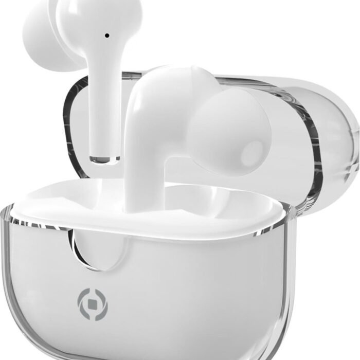 Headphones with Microphone Celly CLEARWH White